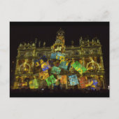 Fête des Lumières Lyon Briefkaart (Voorkant)