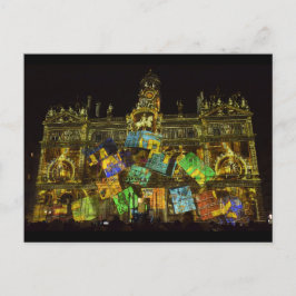 Fête des Lumières Lyon Briefkaart