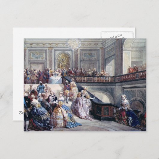 Fete in het Chateau de Versailles Briefkaart (Voorkant / Achterkant)