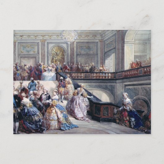 Fete in het Chateau de Versailles Briefkaart (Voorkant)