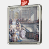 Fete in het Chateau de Versailles Metalen Ornament (Links)