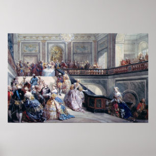 Fete in het Chateau de Versailles Poster