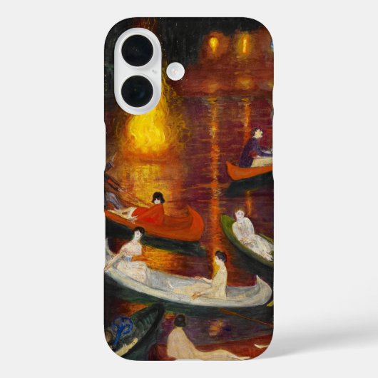 Fete op het meer van Florine Stettheimer Case-Mate iPhone Case (Achterkant)