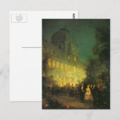 Fete op Tuileries Briefkaart (Voorkant / Achterkant)