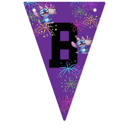 fête stitch  vlaggetjes (Derde vlag)