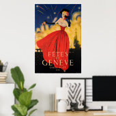 Fêtes de Genève Poster (Thuiskantoor)