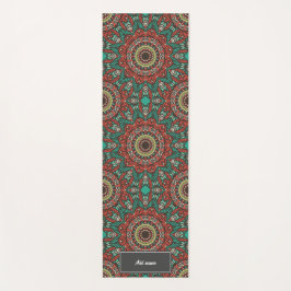 Fethers of Life Mandala patroon retro aangepaste n Yogamat