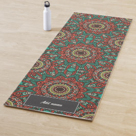 Fethers of Life Mandala patroon retro aangepaste n Yogamat