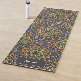 Fethers of Life Mandala patroon retro aangepaste n Yogamat