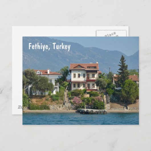 Fethiye, Turkije Briefkaart (Voorkant / Achterkant)