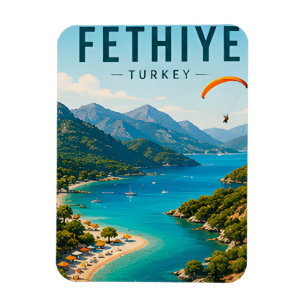 Fethiye Turkije Turkoois Kust Middellandse Zee Magneet