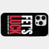 Fet's Geluk Je Las Dat Verkeerd Grappige Quote Case-Mate iPhone Case (Achterkant (horizontaal))