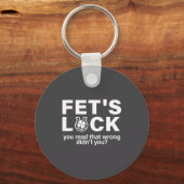 Fet's Luck St Patricks Iers Sleutelhanger (Voorkant)