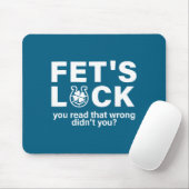 Fet's Luck St. Patrick's Ierse Illustratie Muismat (Met muis)