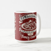 Fettuccine is de Fancy neef van Spaghetti Koffiemok (Voorkant rechts)