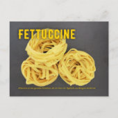 Fettuccine Italienisches Restaurant Rezept zutat Briefkaart (Voorkant)