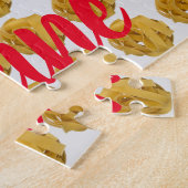 Fettuccine Pasta Noodle Pattern for Food Lover Legpuzzel (Zijkant)