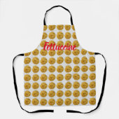 Fettuccine Pasta Noodle Pattern for Food Lover Schort (Voorkant)