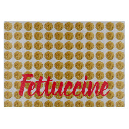 Fettuccine Pasta Noodle Pattern for Food Lover Snijplank
