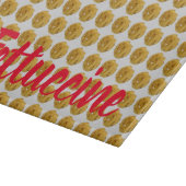 Fettuccine Pasta Noodle Pattern for Food Lover Snijplank (Hoek)