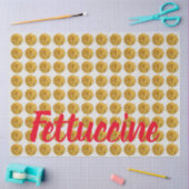 Fettuccine Pasta Noodle Pattern for Food Lover Tissuepapier (Craft)