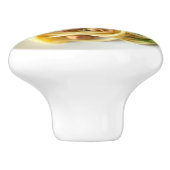 Fettuccini Alfredo Funny Food  Keramische Knop (Zijkant)