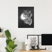 Fetus Womb Anatomy Obstetrics Decor no. 2 Poster (Thuiskantoor)