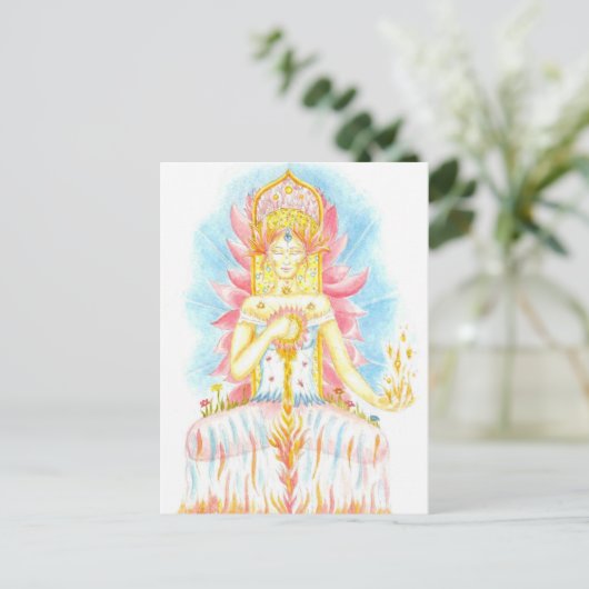 Feu intérieur briefkaart (Staand voorkant)