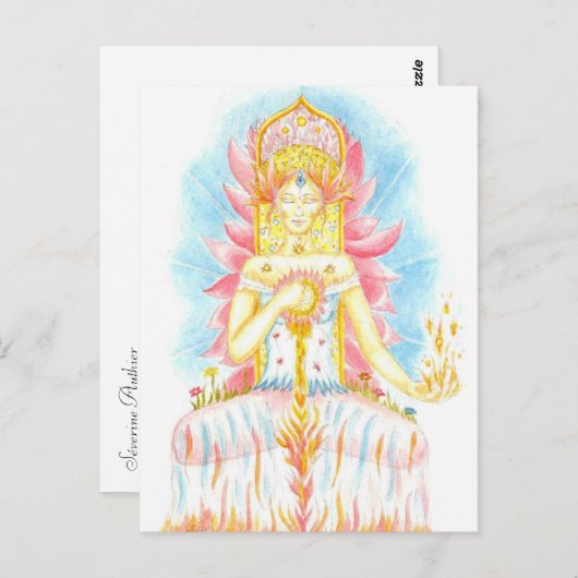 Feu intérieur briefkaart (Voorkant / Achterkant)