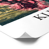 Feuer Clown I (Fire Clown) door Paul Klee Poster (Hoek)