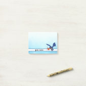 Feuerdrache , personalisiert post-it® notes (Op bureau)