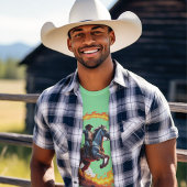 Feuerkreis Cowboy Reiter T-shirt