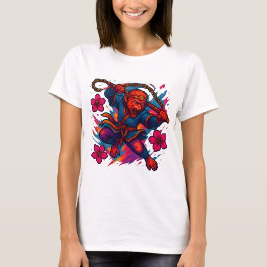 Feuerstab Affe T-shirt (Voorkant)