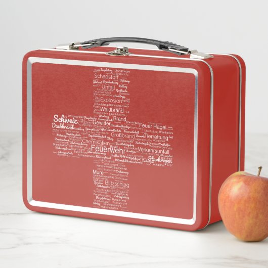 Feuerwehr Schweiz - Wortwolke Design (In situ)