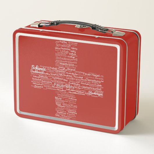 Feuerwehr Schweiz - Wortwolke Design (Achterkant)