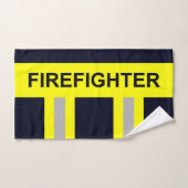 Feuerwehr Symbol Uniform Blau Handtuch Handdoek (Handdoek)