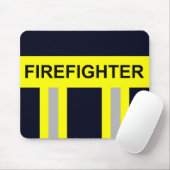 Feuerwehr Symbol Uniform Blau Mousepad Muismat (Met muis)