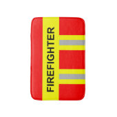 Feuerwehr Symbol Uniform Rot Badematte Badmat (Voorkant Verticaal)