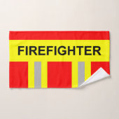 Feuerwehr Symbol Uniform Rot Handtuch Handdoek (Handdoek)