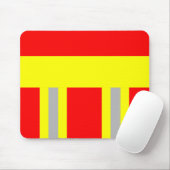 Feuerwehr Symbol Uniform Rot Mousepad Muismat (Met muis)