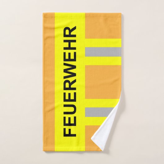 Feuerwehr Symbol Uniform Sandfarben Handdoek (Handdoek)