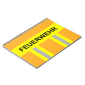 Feuerwehr Symbol Uniform Sandfarben Notitieboek (Linkerzijde)