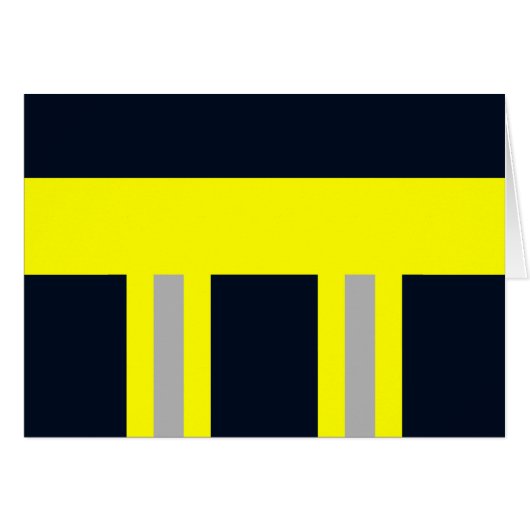 Feuerwehr Symbool Uniform Blau (Voorkant Horizontaal)