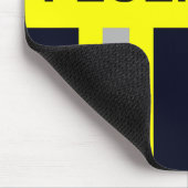 Feuerwehr Symbool Uniform Blau Muismat (Hoek)