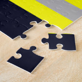 Feuerwehr Symbool Uniform Blau Puzzle Legpuzzel (Zijkant)