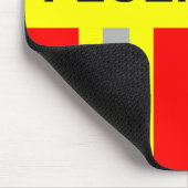 Feuerwehr Symbool Uniform Rot Muismat (Hoek)