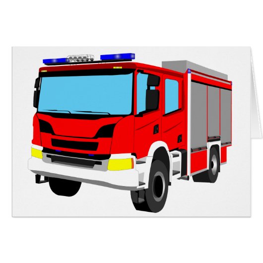 Feuerwehrauto Löschfahrzeug (Voorkant Horizontaal)
