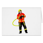 Feuerwehrmann in Einsatzkleidung (Voorkant Horizontaal)