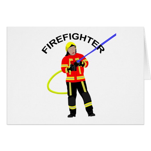 Feuerwehrmann in Einsatzkleidung (Voorkant Horizontaal)
