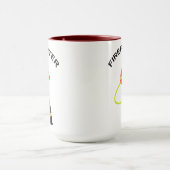Feuerwehrmann in Einsatzkleidung Tasse Mok (Midden)